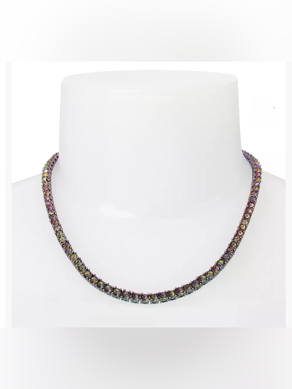 KURT GEIGER LONDON
Oil Slick Crystal Collar Necklace